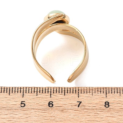 304 Stainless Steel Cuff Open Rings RJEW-H266-02C-G-1