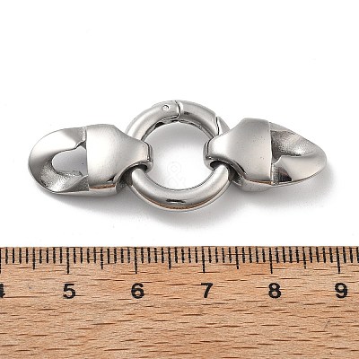 304 Stainless Steel Spring Gate Rings STAS-V008-29P-1