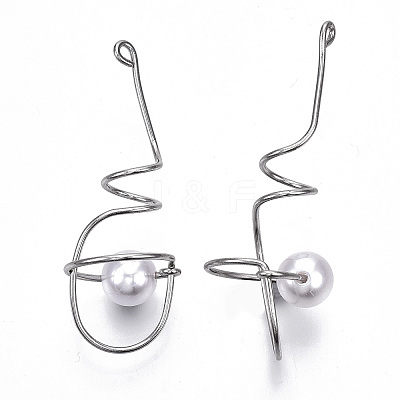 Rack Plating Alloy Wire Wrapped Big Pendants LS-PALLOY-S132-150P-RS-1