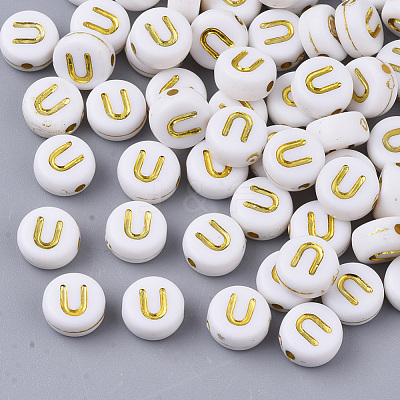 Plating Acrylic Beads X-PACR-R242-01U-1