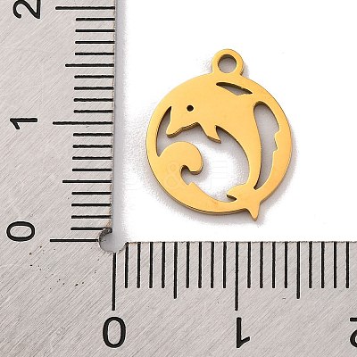 201 Stainless Steel Charms STAS-U016-06G-01-1