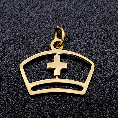201 Stainless Steel Pendants STAS-T046-JA368-2-1