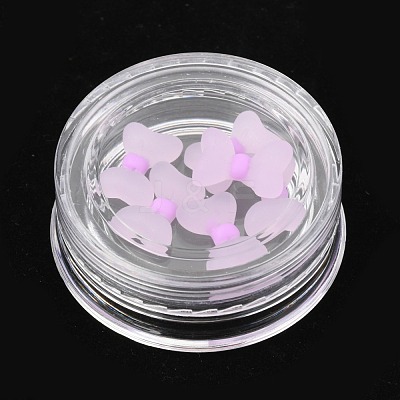 Frosted Plastic Cabochons Nail MRMJ-I001-01G-1