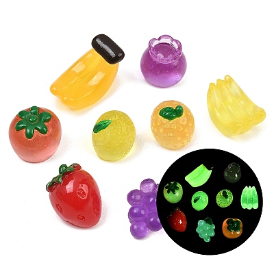 Luminous Resin Fruit Display Decorations RE-CBA17C4-21-1