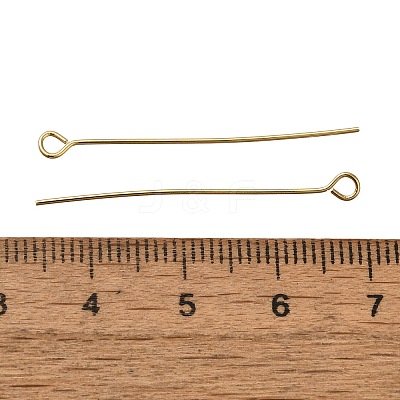 Brass Eye Pins KK-H502-02F-G-1