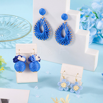 3 Pairs 3 Styles Earrring Sets EJEW-TA000-70C-1