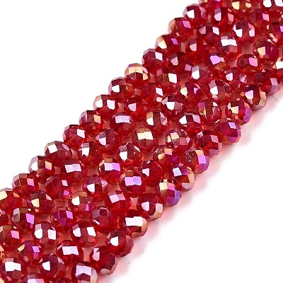 Electroplate Glass Beads Strands LS-EGLA-A044-T3mm-B01-1