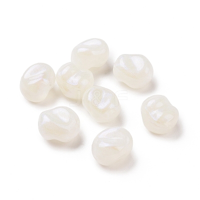 Opaque Acrylic Beads OACR-C013-10H-1