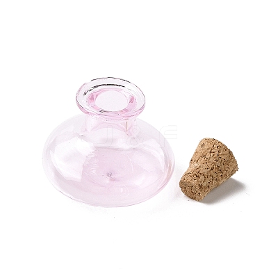 Miniature Glass Bottles GLAA-H019-07G-1