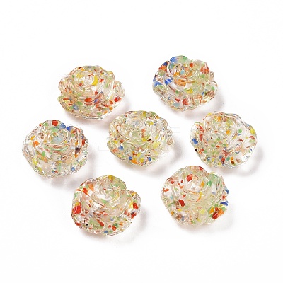 Handmade Lampwork Flower Beads X-LAMP-C004-05A-1