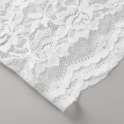 Polyester Lace Bridal Veils AJEW-CY0001-41B-1