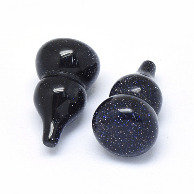 Synthetic Blue Goldstone Beads G-P415-45B-02-1