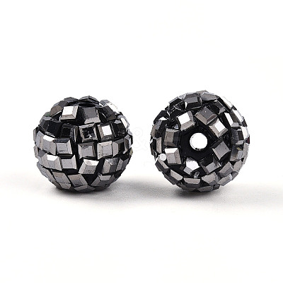 Acrylic Rhinestone Beads OACR-D307-01H-20MM-1