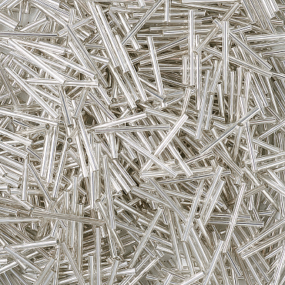 Glass Bugle Beads SEED-TA0001-01-1