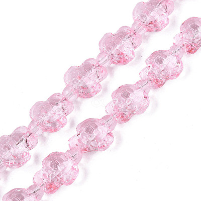 Transparent Glass Beads Strands DGLA-N021-02A-06-1
