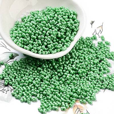 Opaque Colours Glass Seed Beads SEED-A033-06O-1