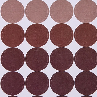 Polka Dot Pattern Decorative Labels Stickers DIY-L037-A02-1