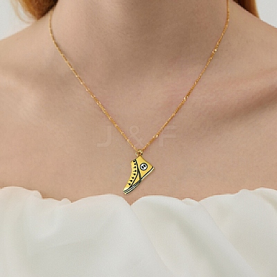 20Pcs 5 Colors Alloy Enamel Pendants ENAM-YW0004-52-1