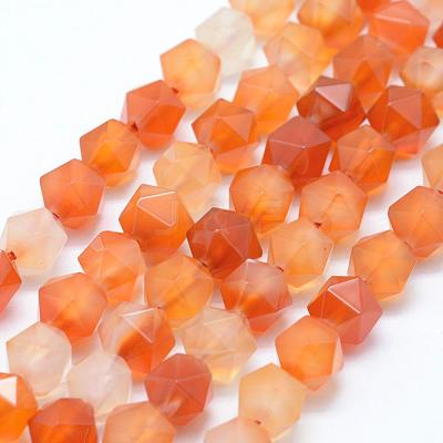 Natural Carnelian Beads Strands G-F523-31-8mm-1