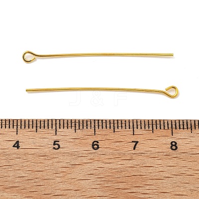 Brass Eye Pins KK-XCP0002-10G-1