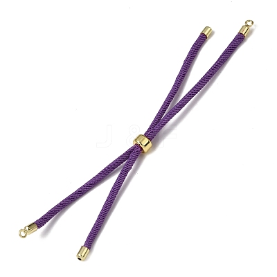 3MM Adjustable Round Nylon Braided Cord Bracelet Making FB-CBAA152-04G-34-1