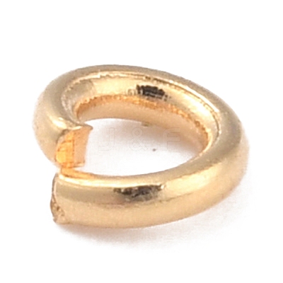 Rack Plating Brass Open Jump Rings KK-O139-18D-G-1