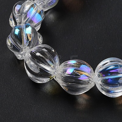 Transparent Glass Beads Strands GLAA-F114-02B-10-1