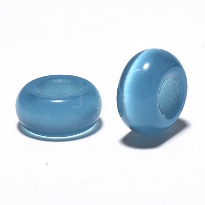 Cat Eye European Beads X-G-S359-071H-1