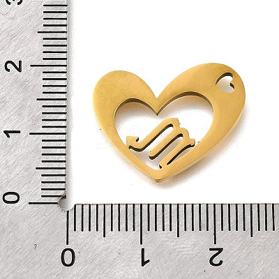 201 Stainless Steel Pendants STAS-A116-01G-08-1