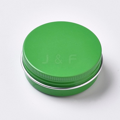 Round Aluminium Tin Cans CON-WH0068-88B-01-1