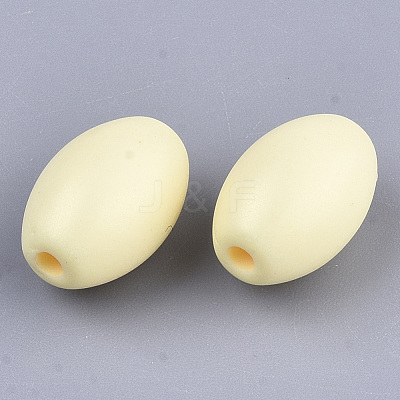 Spray Painted Acrylic Beads MACR-T037-02-1