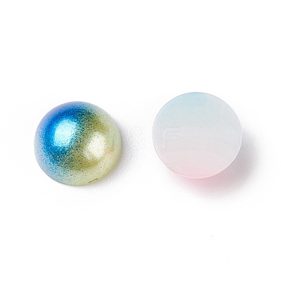 Imitation Pearl Acrylic Cabochons OACR-R063-6mm-M-1