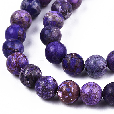 Natural American Turquoise Beads Strands X-G-S369-001B-B10-1