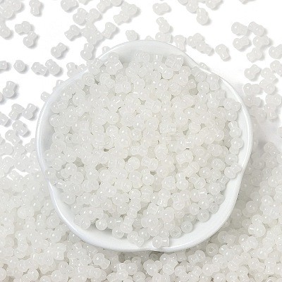 Transparent Colours Glass Seed Beads SEED-R001-01A-1