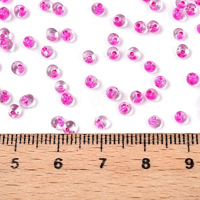8/0 Inside Colours Transparent Glass Seed Beads SEED-T007-06I-1