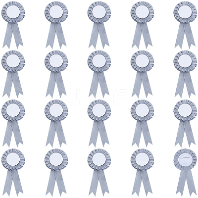 Award Ribbon Shape Iron Badge Pins JEWB-WH20002-04C-1