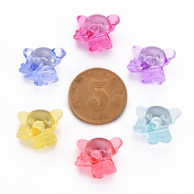 Transparent Acrylic Beads X-TACR-S154-48B-1