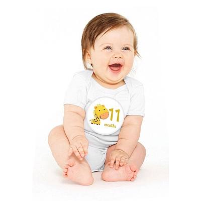 Newborn Monthly Milestone Stickers DIY-H127-B07-1