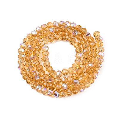 Electroplate Glass Beads Strands EGLA-A044-T4mm-L23-1