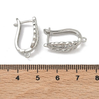 Brass Earring Findings KK-D226-07P-1