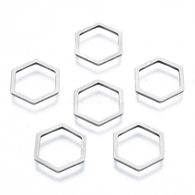 Non-Tarnish 201 Stainless Steel Linking Rings STAS-N090-T03-1-1