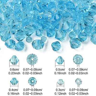 120Pcs 4 Styles Imitation Austrian Crystal Beads SWAR-YW0001-03-1