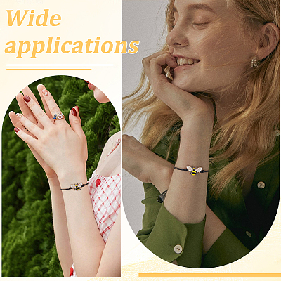 36Pcs Waxed Polyester Cord Bracelets BJEW-PH02017-1
