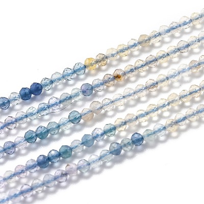 Natural Fluorite Beads Strands G-H266-31A-1