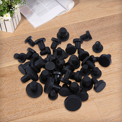 80Pcs 8 Styles Silicone Bottle Seal Plug FIND-GF0008-90-1
