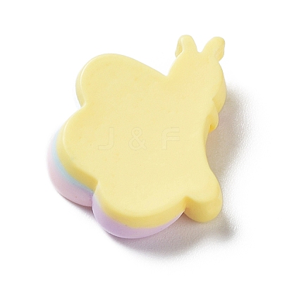 Opaque Resin Cute Insect Cabochons RESI-Q217-01E-1