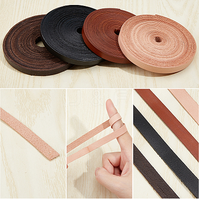 5M Flat Cowhide Leather Cord WL-GF0001-22B-03-1