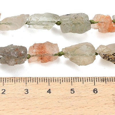 Raw Rough Natural Arusha Sunstone Beads Strands G-A322-B13-01-1