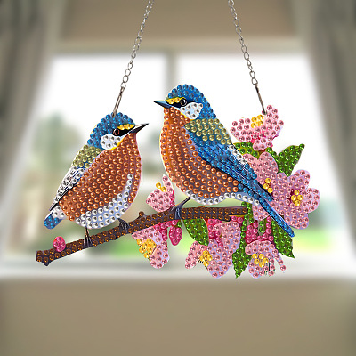 DIY Pair Bird Diamond Painting Kit PW-WG918D0-01-1