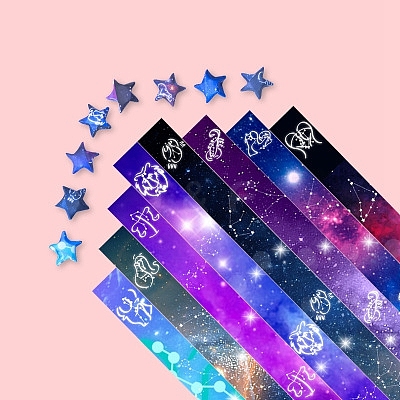 Origami Paper Stars AJEW-WH0017-49A-1
